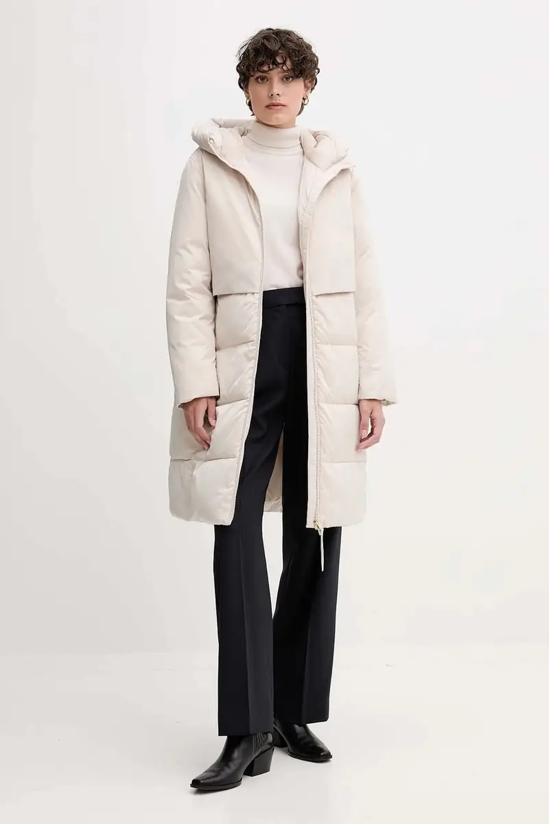 pantaloni con lana colore blu navy WW0WW48352 miniatura 2