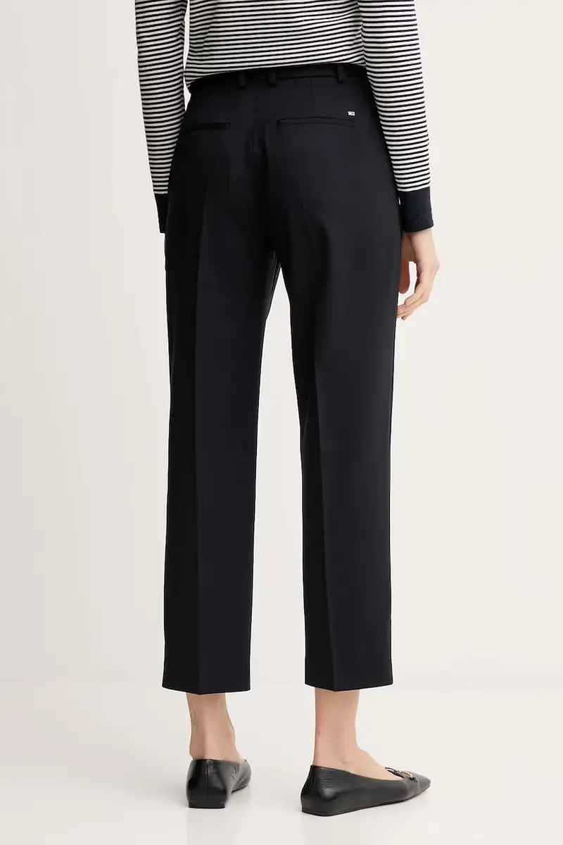 pantaloni con lana colore blu navy WW0WW48353 miniatura 3