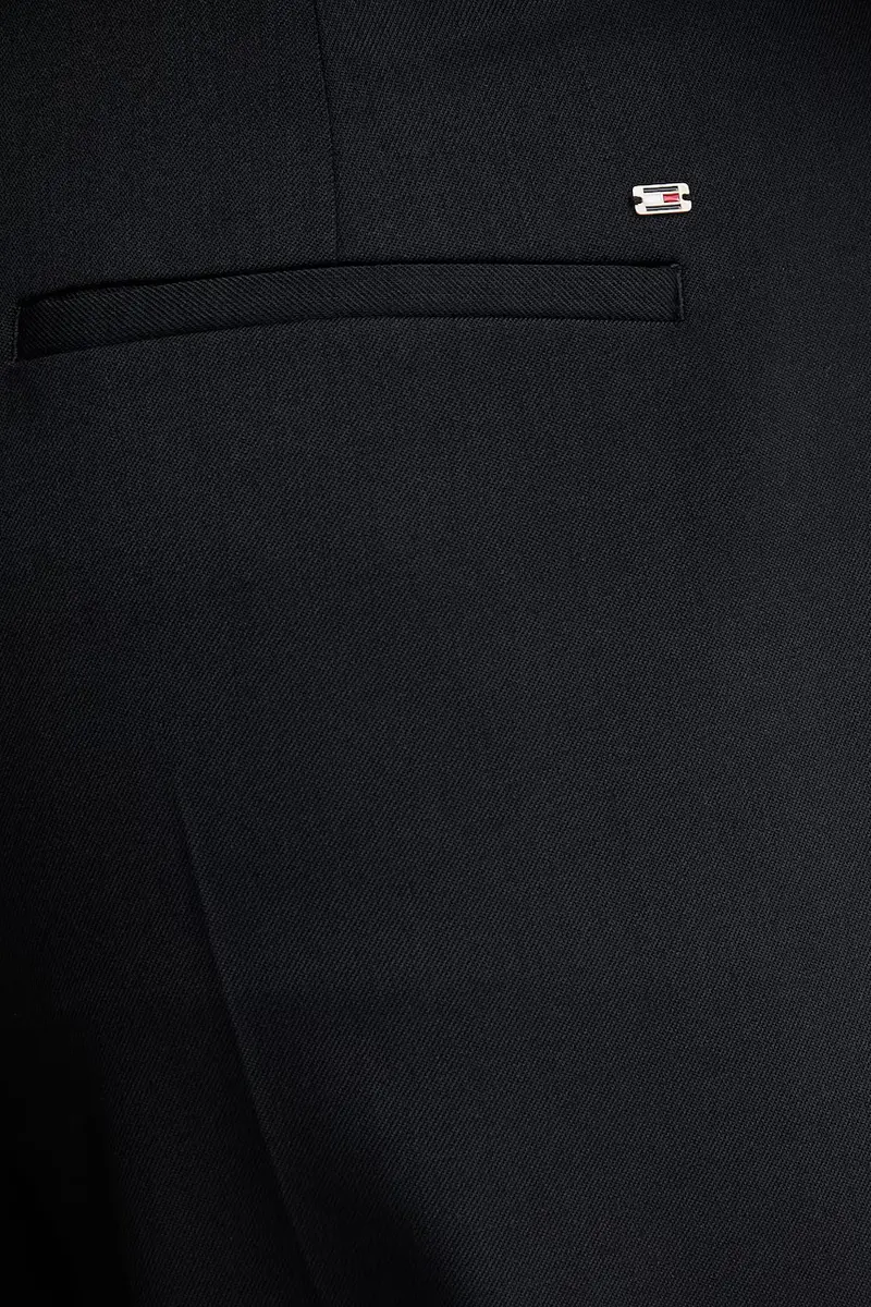 pantaloni con lana colore blu navy WW0WW48353 miniatura 4