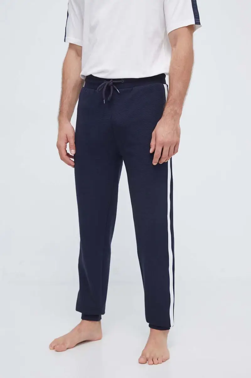 pantaloni da jogging in cotone Blu navy