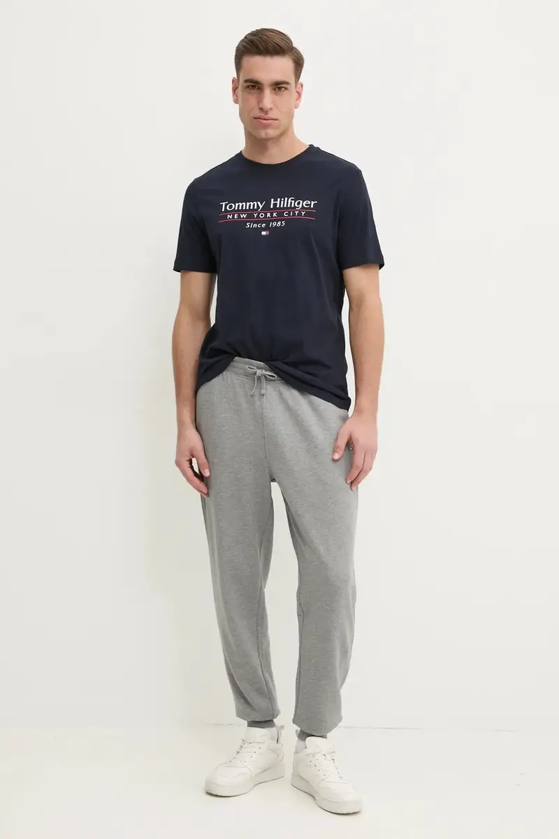 pantaloni della tuta di cotone colore grigio MW0MW37236 miniatura 2