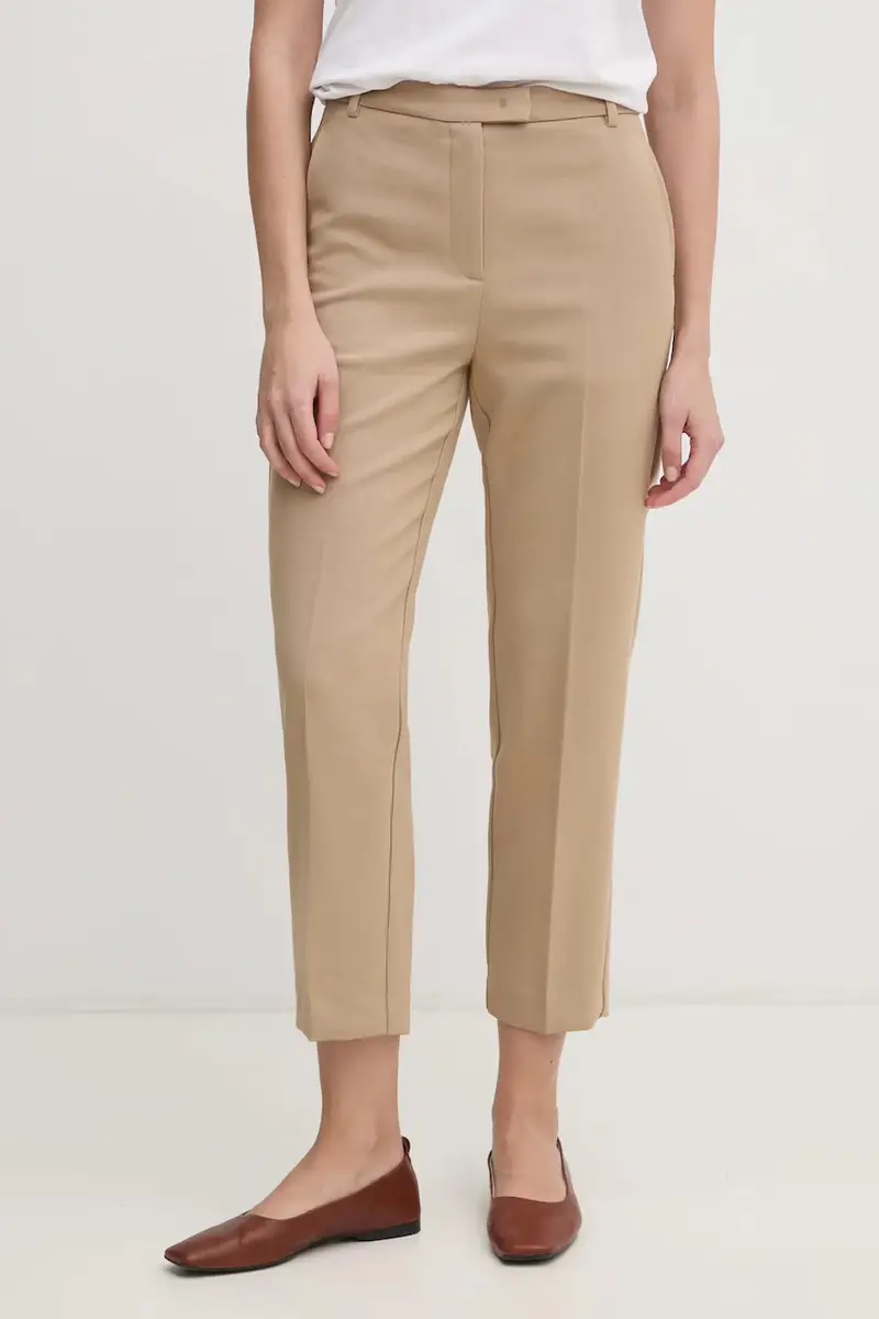 pantaloni donna colore beige WW0WW44090