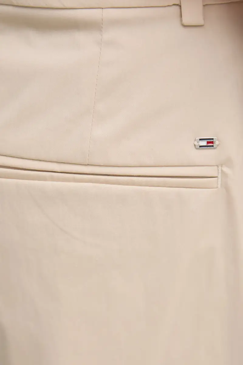 pantaloni donna colore beige WW0WW44783 miniatura 4