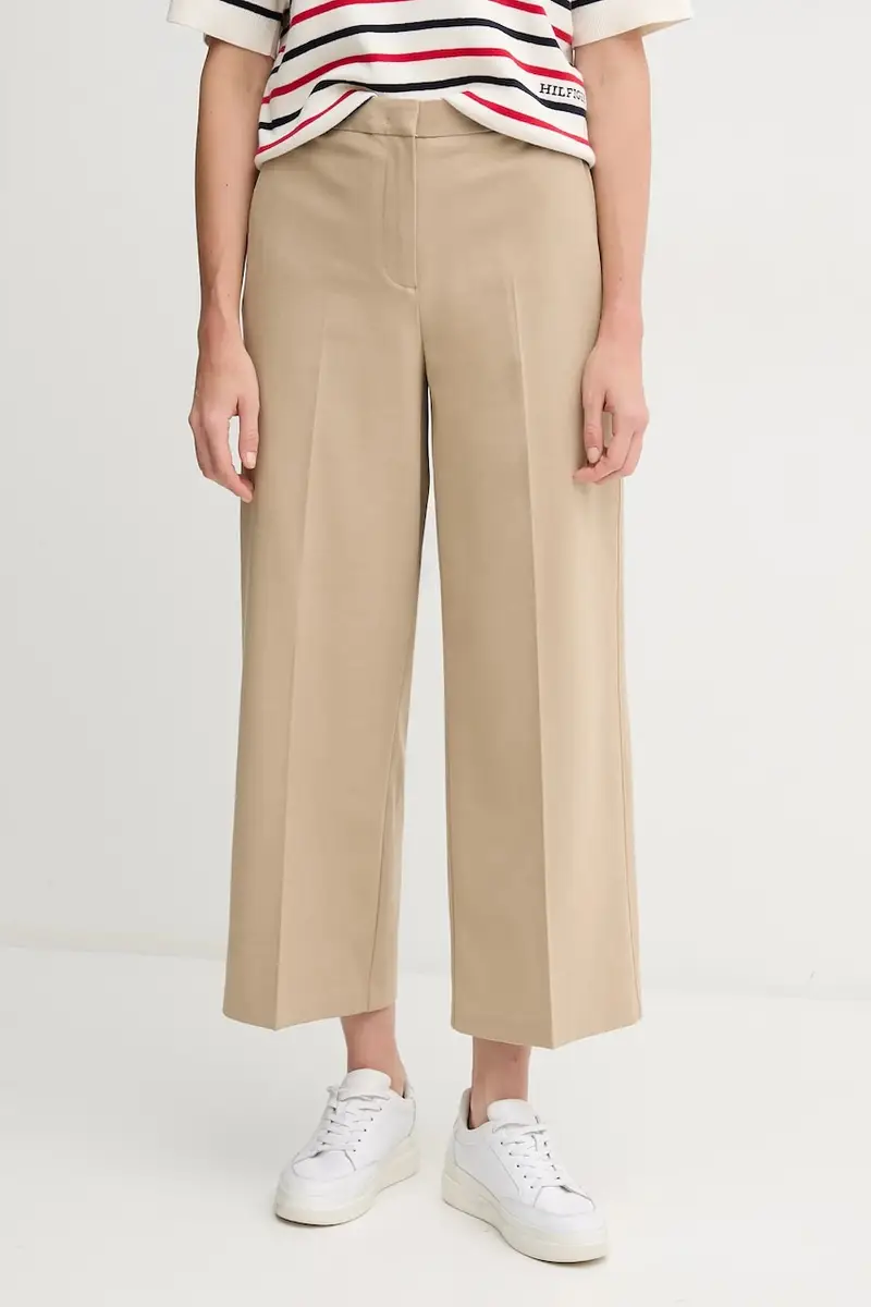 pantaloni donna colore beige WW0WW45463
