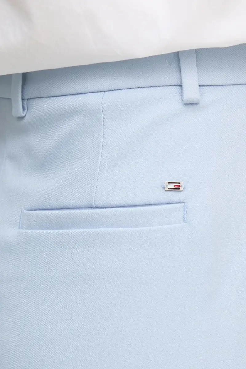 pantaloni donna colore blu miniatura 4