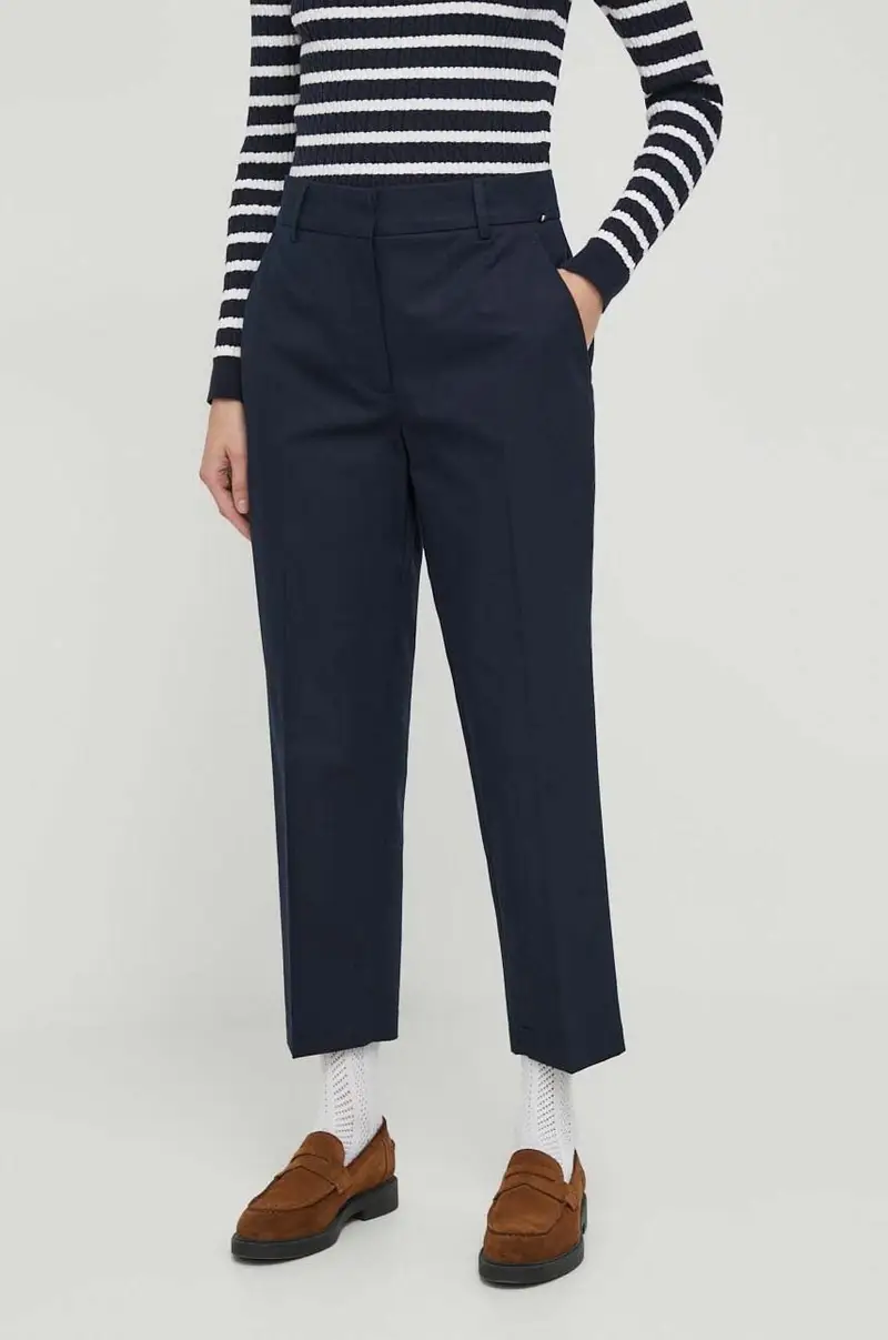 pantaloni donna colore blu navy