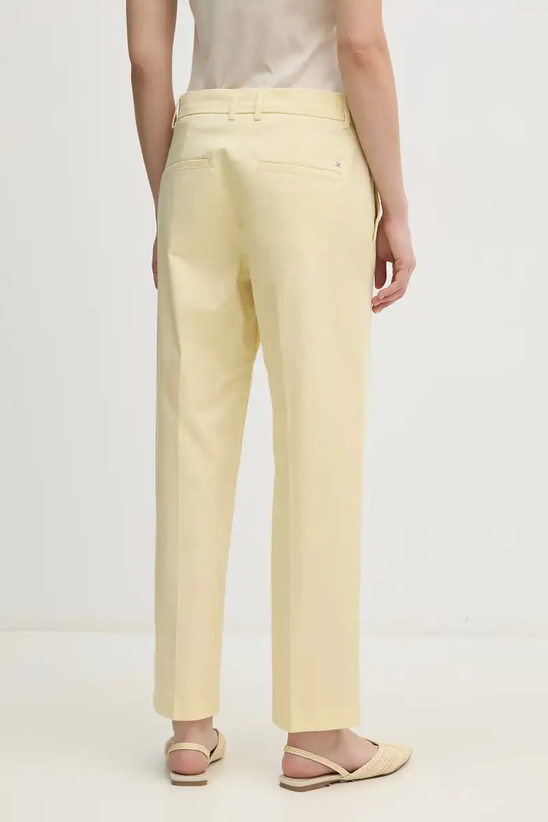 pantaloni donna colore giallo WW0WW40504 miniatura 3