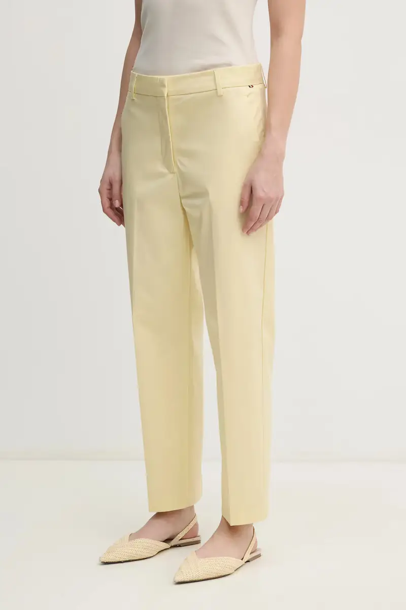 pantaloni donna colore giallo WW0WW40504