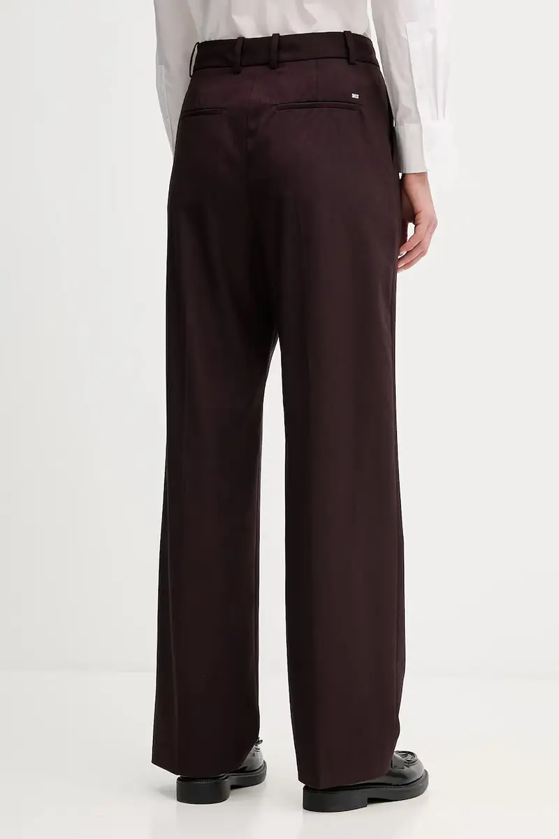 pantaloni donna colore granata WW0WW48358 miniatura 3