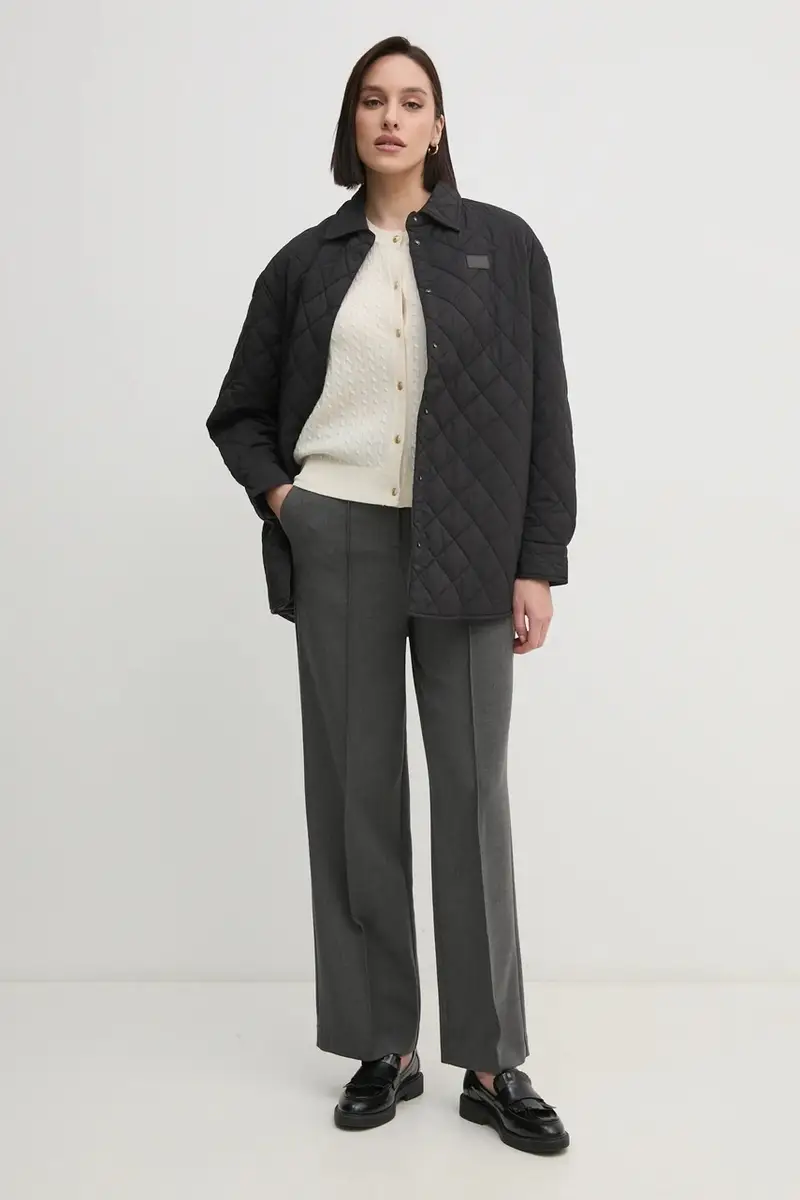 pantaloni donna colore grigio WW0WW43875 miniatura 2