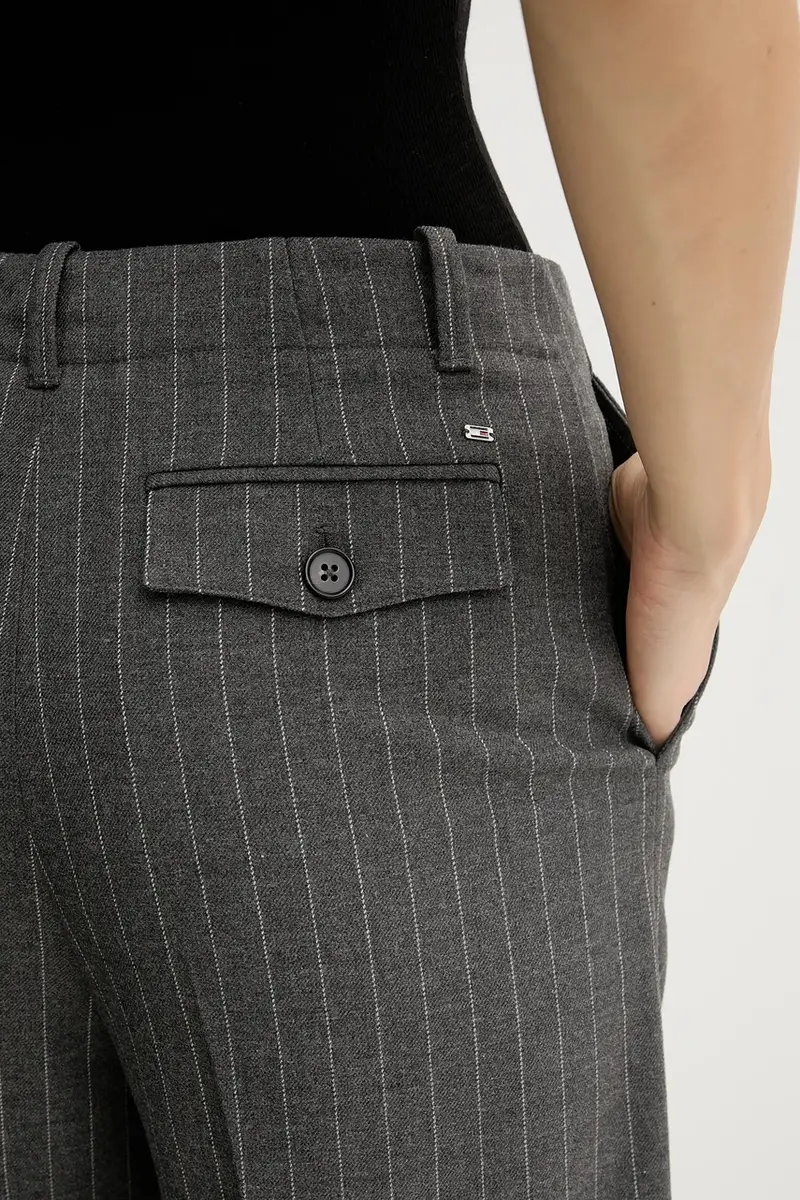 pantaloni donna colore grigio WW0WW47550 miniatura 4