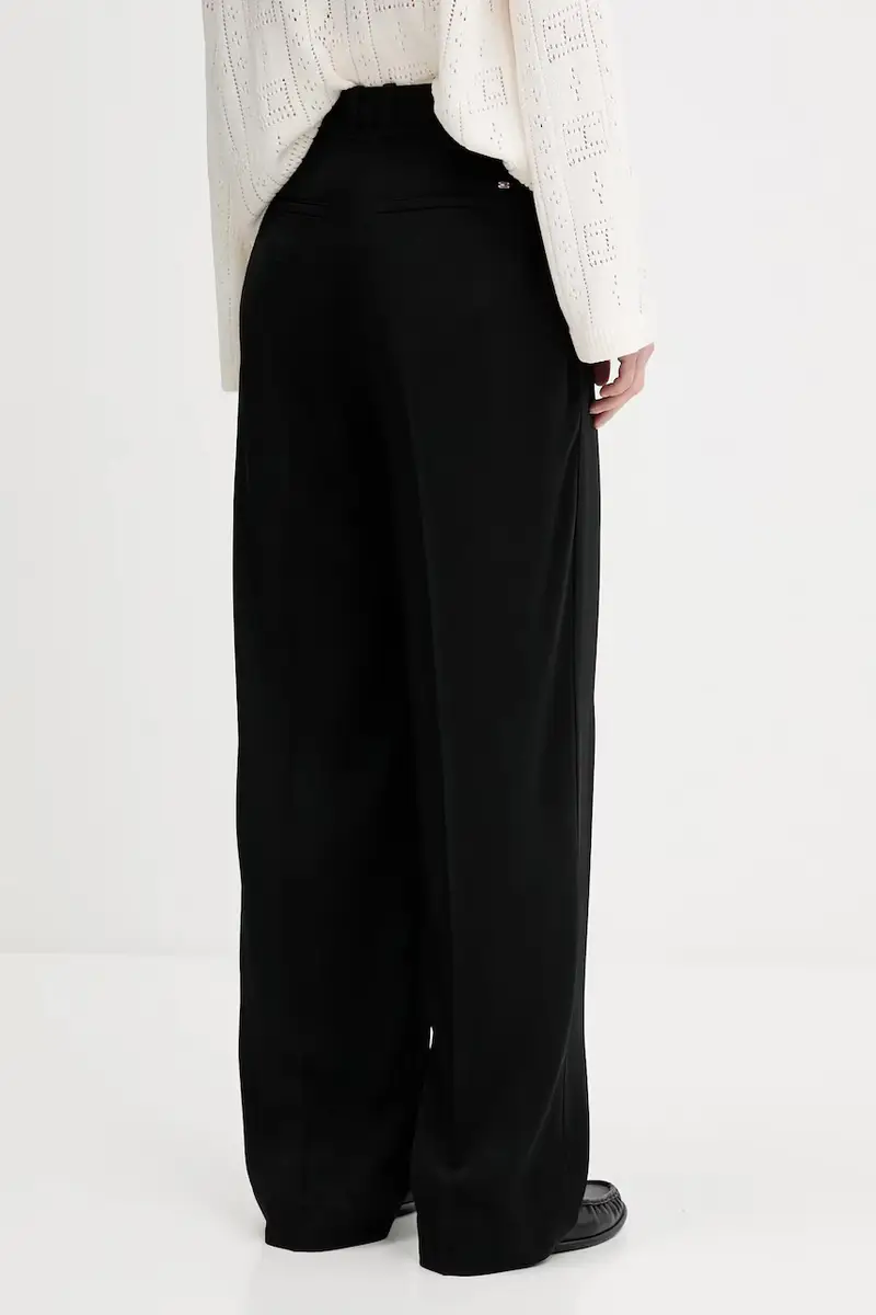 pantaloni donna colore nero WW0WW46749 miniatura 3