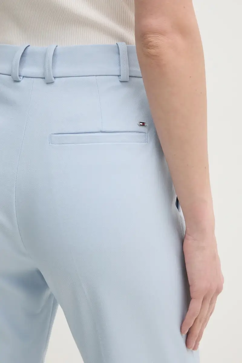 pantaloni donna colore rosso WW0WW39723 Blu miniatura 4