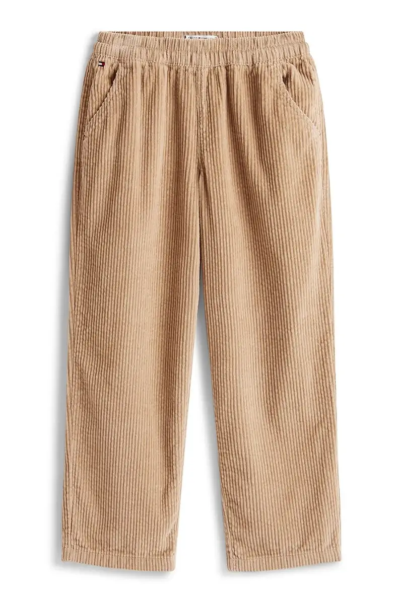 pantaloni in lana bambino/a colore beige KG0KG08818 miniatura 2