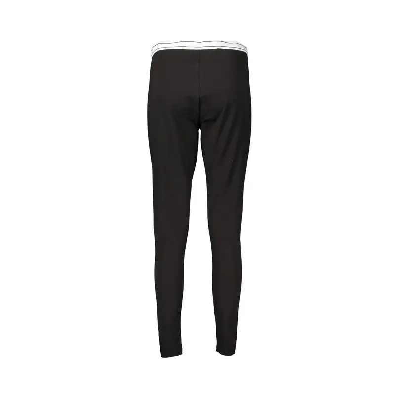 Pantaloni Leggins Donna Neri Stampa Logo Nero miniatura 2