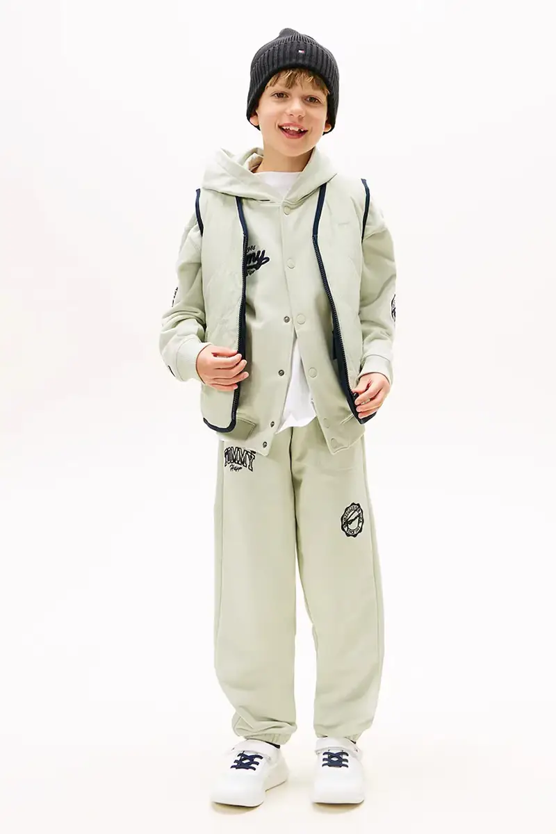 pantaloni tuta colore turchese KB0KB09700