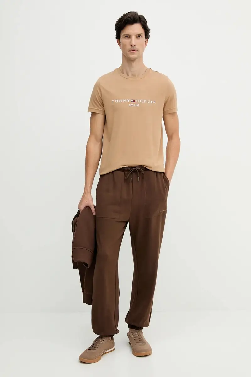 pantaloni tuta uomo colore marrone UM0UM03627 miniatura 2