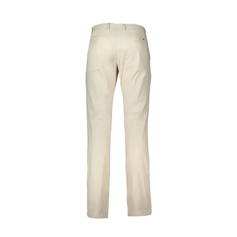 Pantaloni Uomo beige Slim Fit con Logo miniatura 2