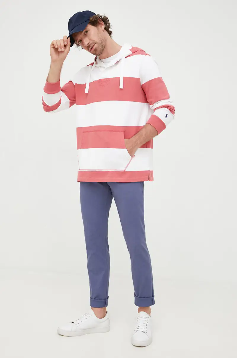 pantaloni uomo Blu miniatura 2