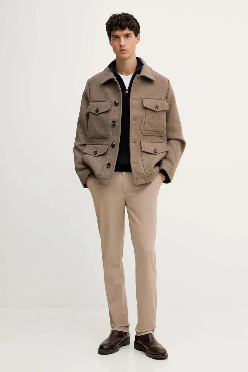 pantaloni uomo colore beige MW0MW25964 miniatura 2