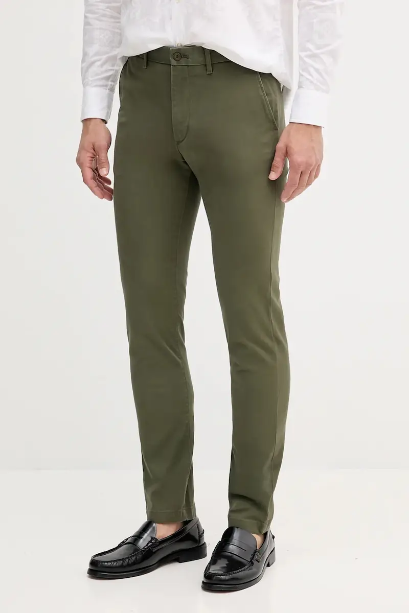 pantaloni uomo colore beige MW0MW26619 Verde