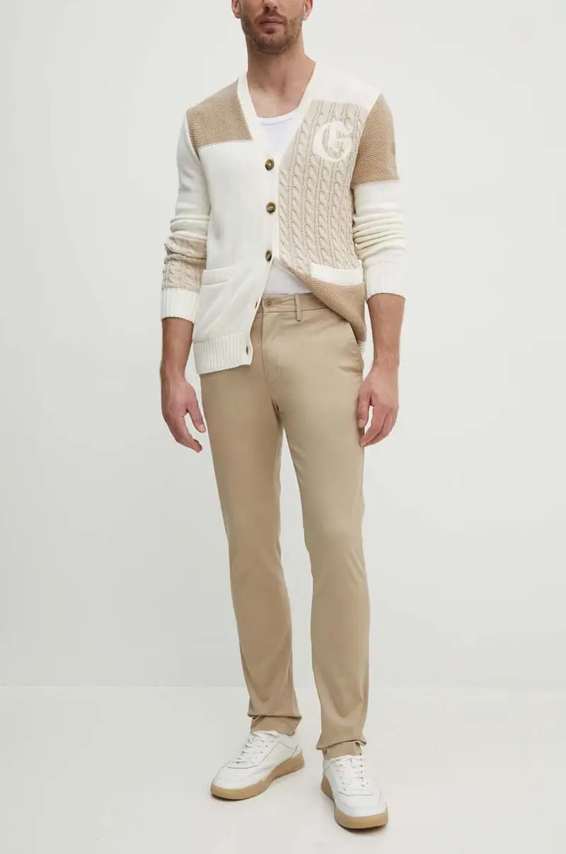 pantaloni uomo colore beige MW0MW28883