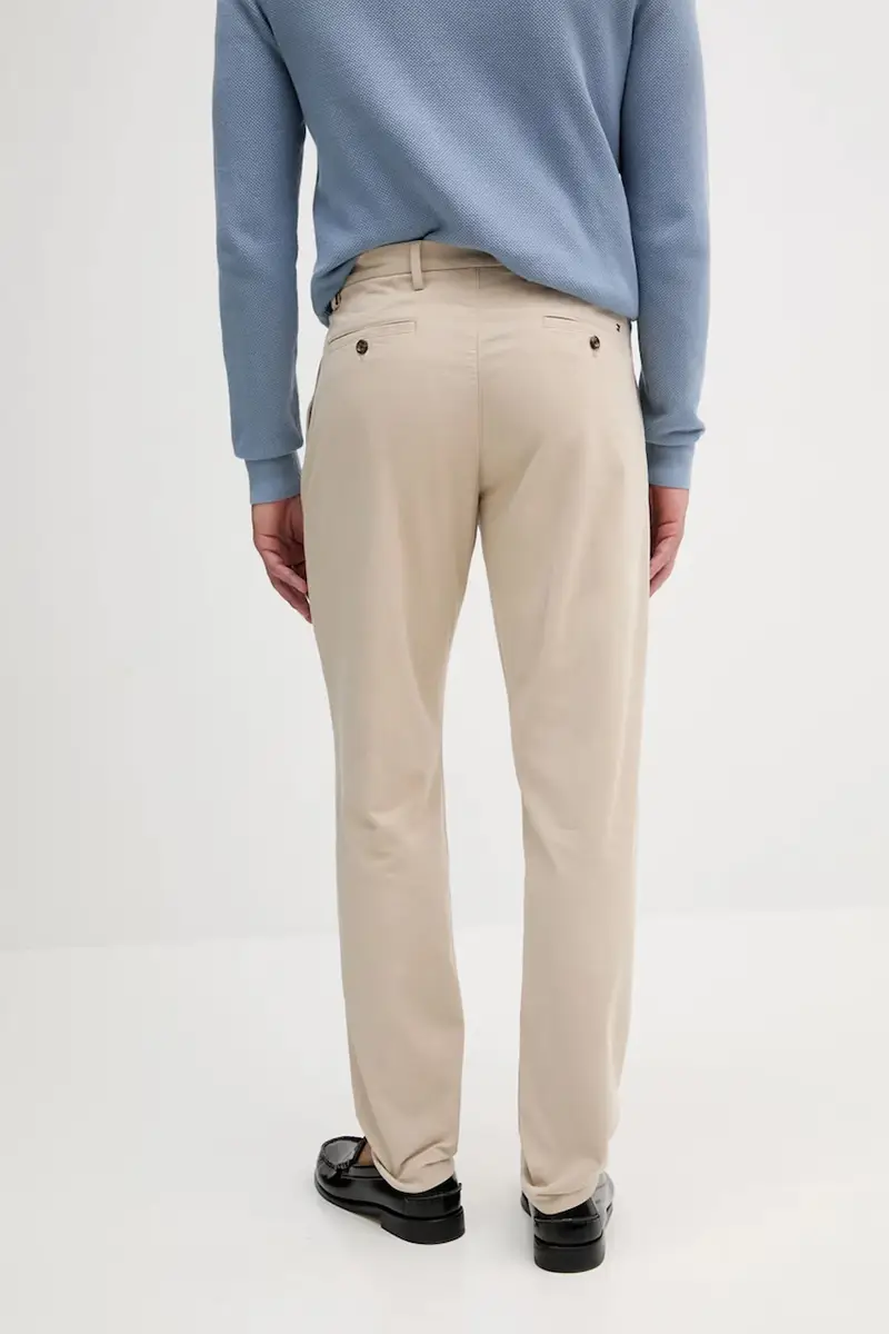 pantaloni uomo colore beige MW0MW40699 miniatura 3