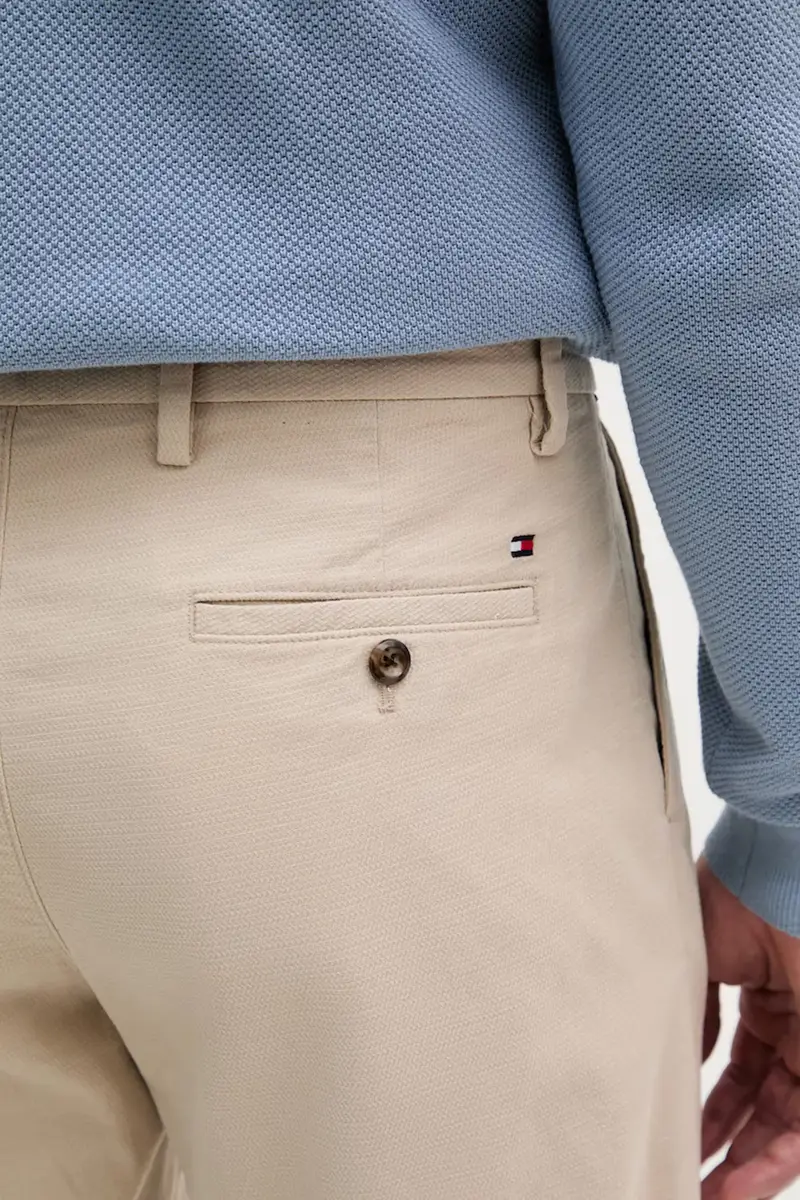 pantaloni uomo colore beige MW0MW40699 miniatura 4