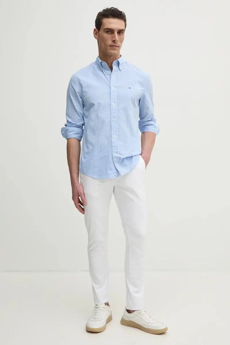 pantaloni uomo colore bianco MW0MW26619 miniatura 2