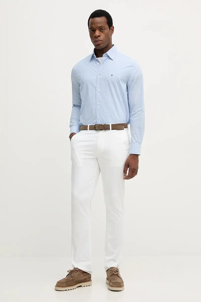 pantaloni uomo colore bianco MW0MW40262 miniatura 2