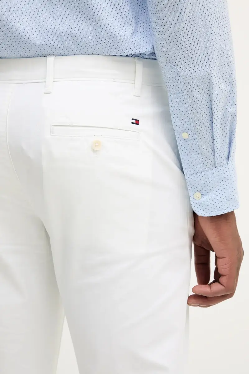 pantaloni uomo colore bianco MW0MW40262 miniatura 4