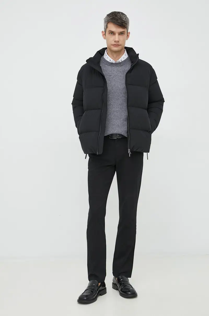 pantaloni uomo Nero miniatura 2