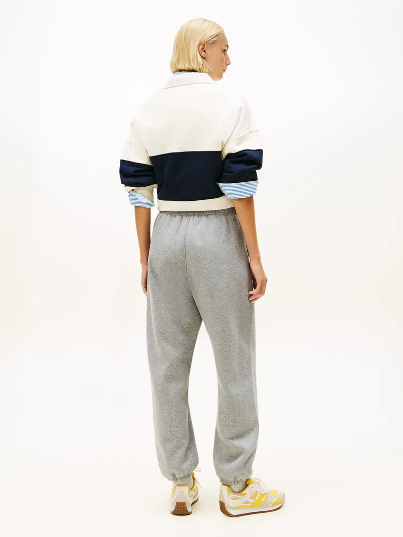 Pantaloni VARSITY beige / grigio miniatura 3