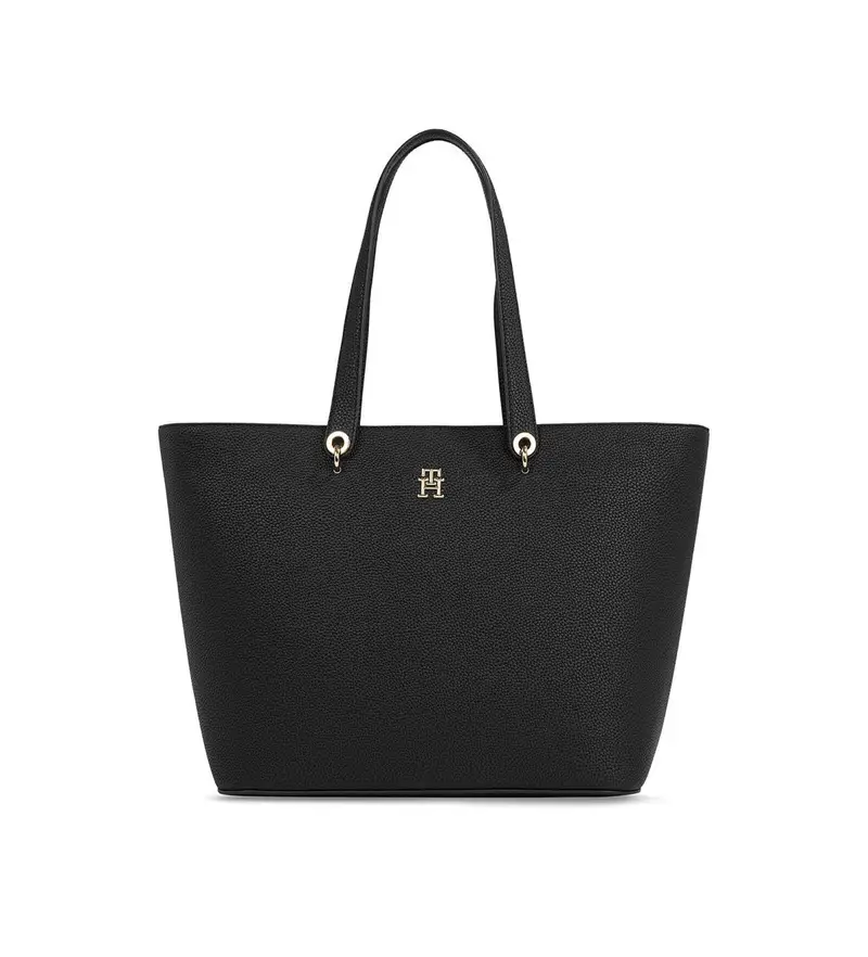 per donna AW0AW15178 Borsa tote con stemma nero (OSFA), Casual, Poliuretano