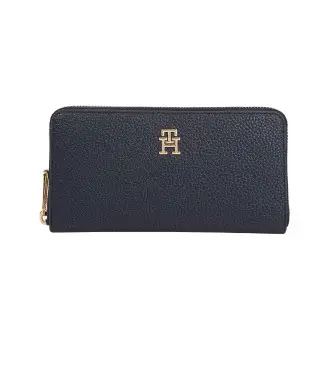 per donna AW0AW15181 Portafoglio grande blu scuro con stemma (OSFA), Casual, Poliuretano, Navy