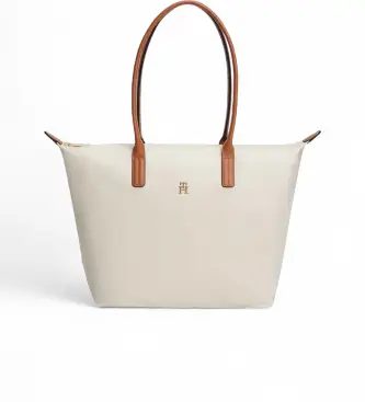 per donna AW0AW17711 Borsa tote con logo beige (OSFA), Casual, Sostenibile, Nylon riciclato