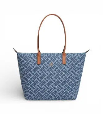 per donna AW0AW18613 Borsa tote in denim con logo blu (OSFA), Casual, Cotone