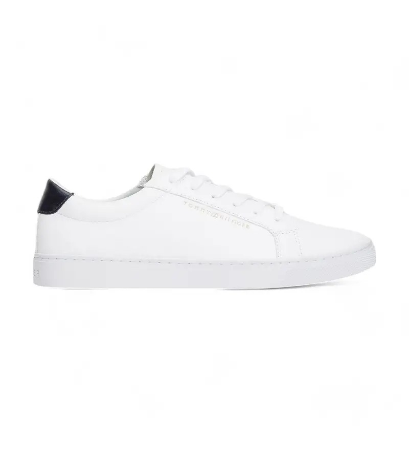 per donna FW0FW03682 Sneakers Essential in pelle bianca (36), Bianco, Basso, Stringhe, Casual