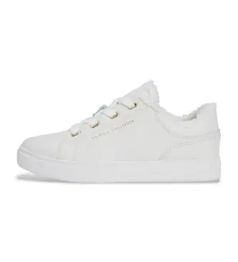 per donna FW0FW08824 Sneakers casual in pelle bianca (38), Bianco, Basso, Stringhe