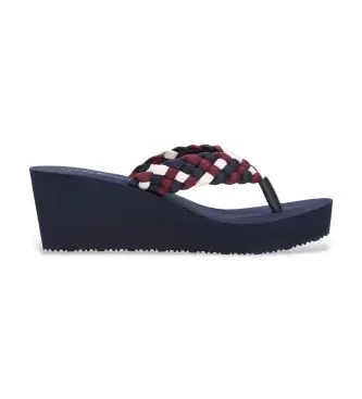 per donna FW0FW09198 Infradito blu navy Dalya (36), 3 a 5cm, Nessuno, Casual, Beachwear