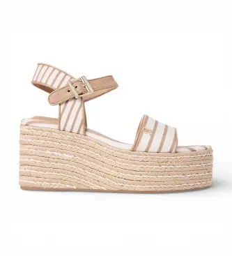 per donna FW0FW09284 Sandali beige Jamie (36), Tessuto, 5 a 8cm, Fibbia, Casual
