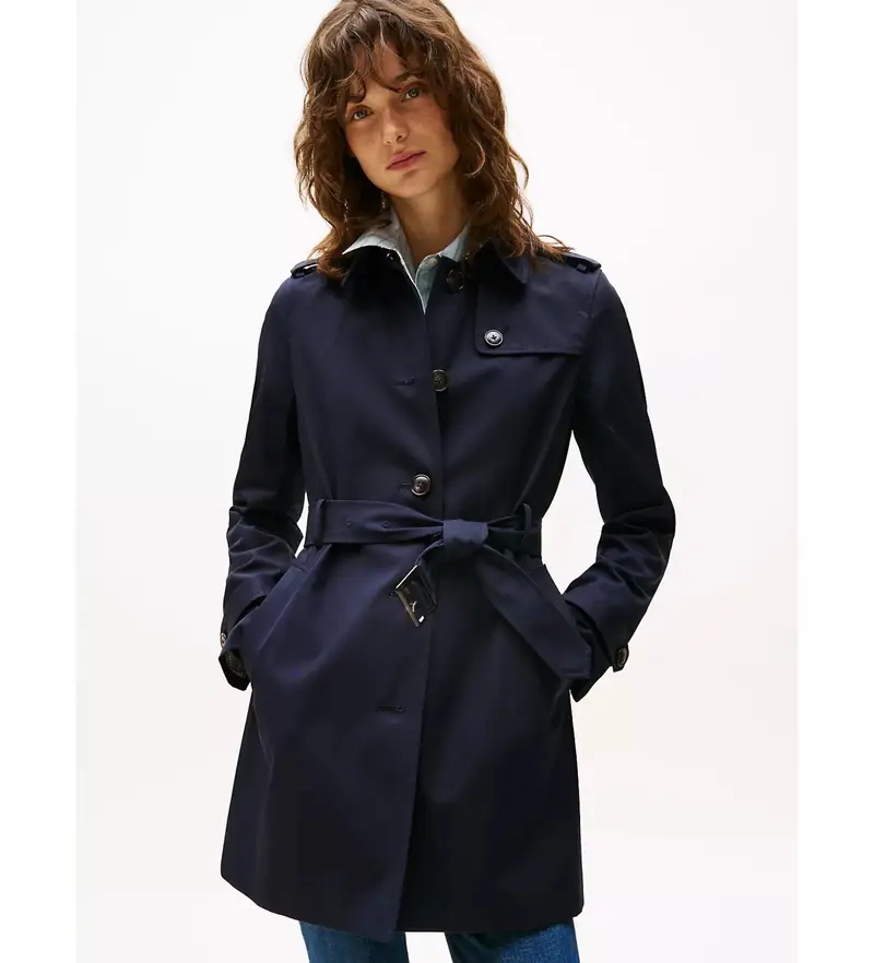 Tommy Hilfiger Trench Donna Blu 4040320