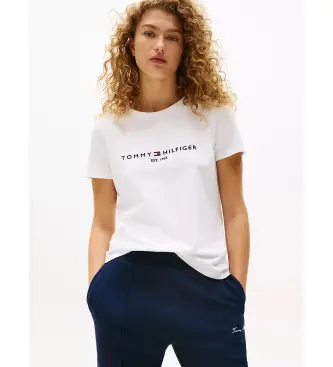 per donna WW0WW31999 Maglietta Heritage bianca (3XL), Bianco, Casual, Manica corta, Cotone biologico, Sostenibile