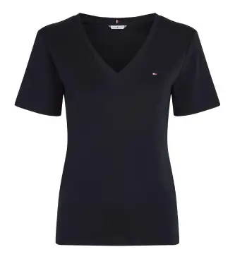 per donna WW0WW40584 T-shirt Cody nera slim (XXS), Casual, Cotone, Manica corta, Navy