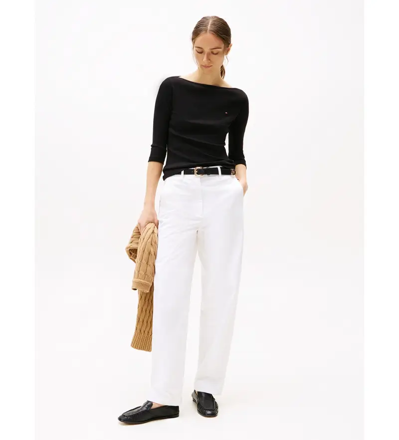 Tommy Hilfiger T-shirt Donna Nero 4129724