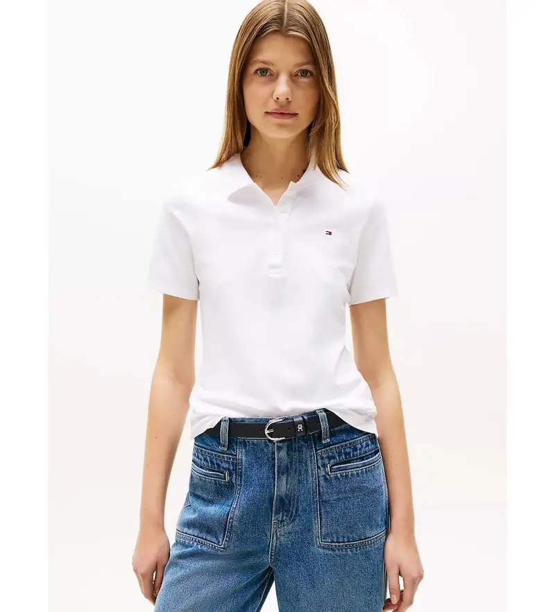 Tommy Hilfiger Polo Donna Bianco 4036708