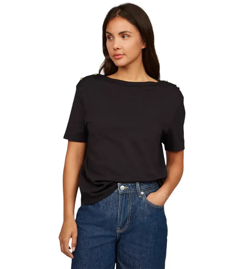 Tommy Hilfiger T-shirt Donna Nero 4055419