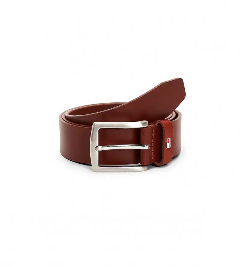 per uomo AM0AM08360 Cintura in pelle Denton marrone (100 cm), Casual