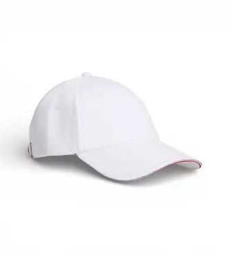 per uomo AM0AM12035 Cappellino da baseball aziendale con nastro bianco (OSFA), Casual, Cotone