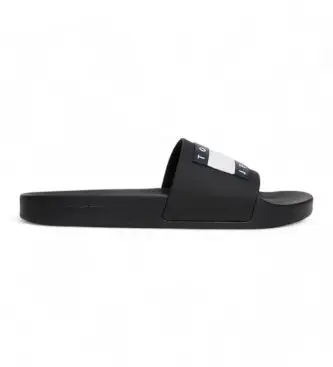 per uomo EM0EM01191 Infradito con logo nero in rilievo (41), Basso, Nessuno, Casual, Beachwear